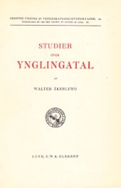 book Studier över Ynglingatal