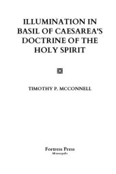 book Illumination in Basil of Caesarea's Doctrine of the Holy Spirit