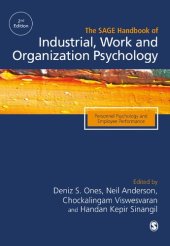 book The SAGE Handbook of Industrial, Work & Organizational Psychology, Volume 1: Personnel Psychology and Employee Performance