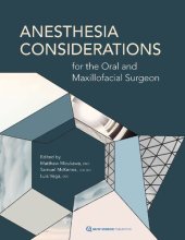 book Anesthesia Considerations for the Oral and Maxillofacial Surgeon