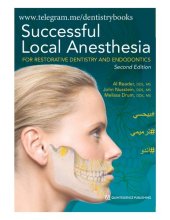 book Successful local anesthesia for restorative dentistry and endodontics