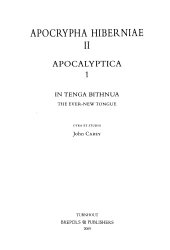 book Apocrypha Hiberniae II: Apocalyptica 1: In Tenga Bithnua: The Ever-New Tongue