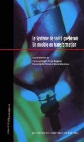 book Le système de santé québécois : un modèle en transformation