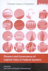 book Finance and Governance of Capital Cities in Federal Systems