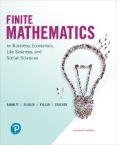 book Finite mathematics for business, economics, life sciences, and social sciences.