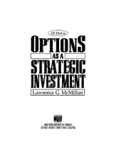 book Options as a Strategic Investment: Fourth Edition