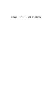 book King Hussein of Jordan: A Political Life