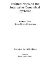 book Iterated Maps on the Interval as Dynamical Systems