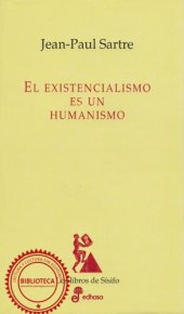 book El existencialismo es un humanismo