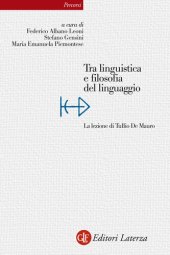 book Tra linguistica e filosofia del linguaggio