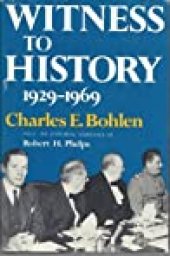 book Witness to History, 1929-1969