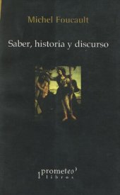 book Saber, historia y discurso