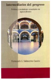 book Intremediarios del progreso. Política y crecimiento económico en Aguascalientes