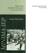 book Espacios institucionales en los Andes