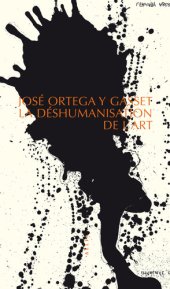 book La Deshumanisation de l'Art