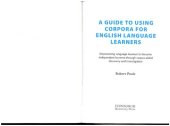 book A Guide to Using Corpora for English Language Learners