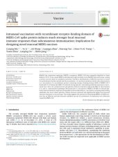 book Intranasal vaccination with recombinant receptor-binding domain ofMERS-CoV spike protein induces much stronger local mucosalimmune responses than subcutaneous immunization: Implication fordesigning novel mucosal MERS vaccines