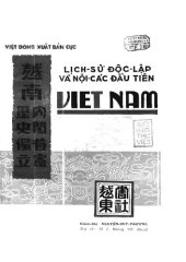 book Lịch-sử độc-lập và nội-các đầu tiên Việt Nam