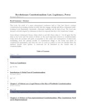 book Revolutionary Constitutionalism: Law, Legitimacy, Power