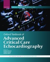 book Oxford Textbook of Advanced Critical Care Echocardiography