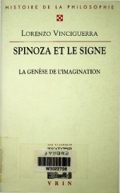 book Spinoza et le signe : La Genèse de l'imagination