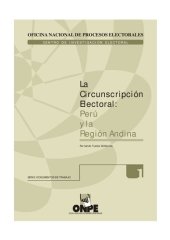 book La circunscripción electoral: Perú y la Región Andina