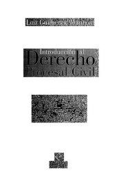 book Introducción Al Derecho Procesal Civil