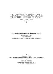 book The Quranic Foundations and Structure of Muslim Society