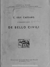 book C. Iulii Caesaris Commentarii de bello civili[1956, 6th edition]