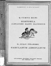 book K. Kourtiou Roufou Istoria tou Megalou Alexandrou (Ekloge) / Gaiou Iouliou Fedrou Mithi (Ekloge)[1950, 1st edition]