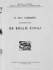 book C. Iulii Caesaris Commentarii de bello civili[1960, 9th edition]