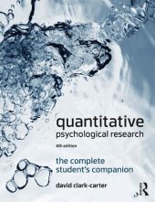 book Quantitative psychological research the complete student's companion