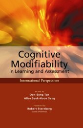 book Cognitive Modifiability in Learning and Assessment: International Perspectives