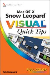 book Mac OS X Snow Leopard Visual Quick Tips