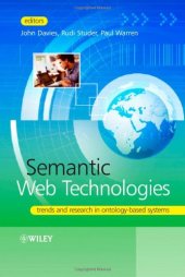 book Semantic Web Technologies: Trends and Research in Ontology-based Systems