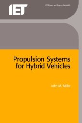 book Propulsion Systems for Hybrid Vehicles