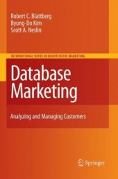 book Database Marketing: Analyzing and Managing Customers