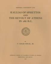 book Kallias of Sphettos and the revolt of Athens in 286 B.C