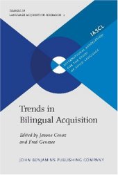 book Trends in Bilingual Acquisition