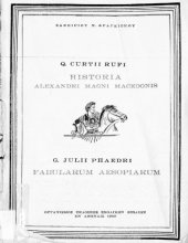 book K. Kourtiou Roufou Istoria tou Megalou Alejandro (Ekloge) / Gaiou Iouliou Fedrou Mithi (Ekloge)[1950, 1st edition]