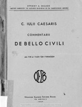 book C. Julii Caesaris Commentarii de bello civili dia tin D΄ taxin ton Gimnasion[1947]