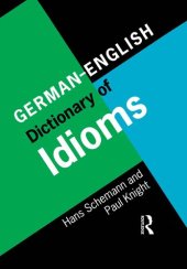 book German/English Dictionary of Idioms