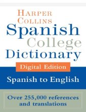 book HarperCollins Spanish-English College Dictionary (Properly Bookmarked)