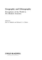 book Geography and Ethnography: Perceptions of the World in Pre-Modern Societies