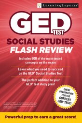 book GED Test Social Studies Flash Review