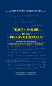 book Teoría y análisis de los discursos literarios: Estudios en homenaje al profesor Ricardo Senabre Sempere (Estudios filológicos)