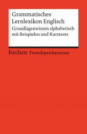 book Grammatisches Lernlexikon Englisch