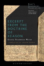 book Excerpt from the Doctrine of Reason