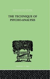 book The Technique Of Psycho-Analysis