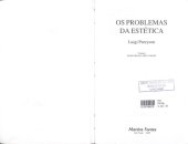 book Os Problemas da Estética